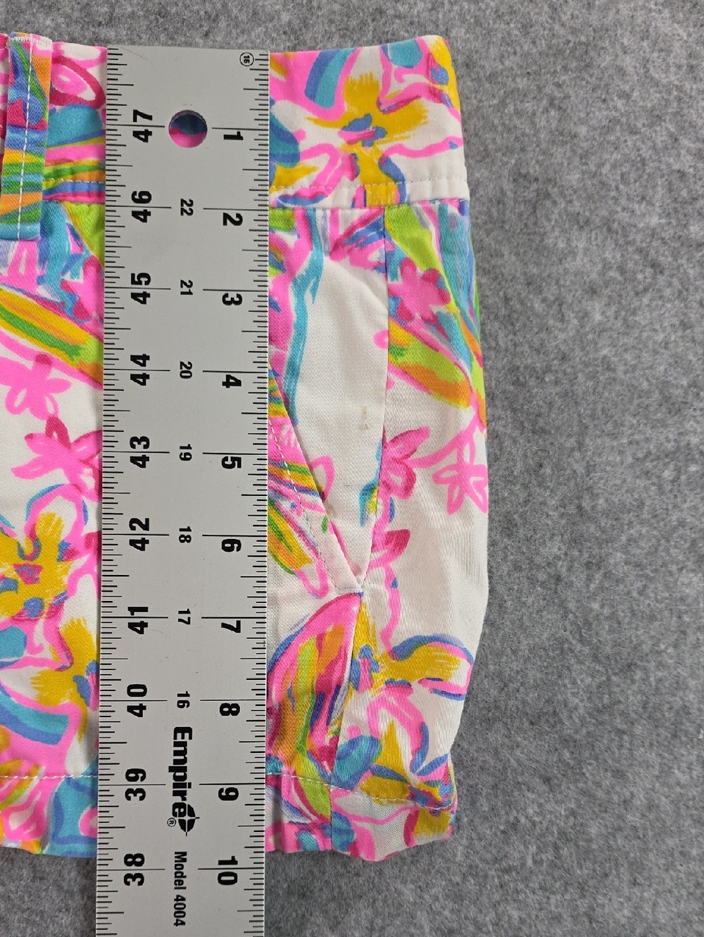 Lilly Pulitzer Women's Floral Print Cotton Shorts - Pink Multi SZ 6 Multicolor - Picture 7 of 8